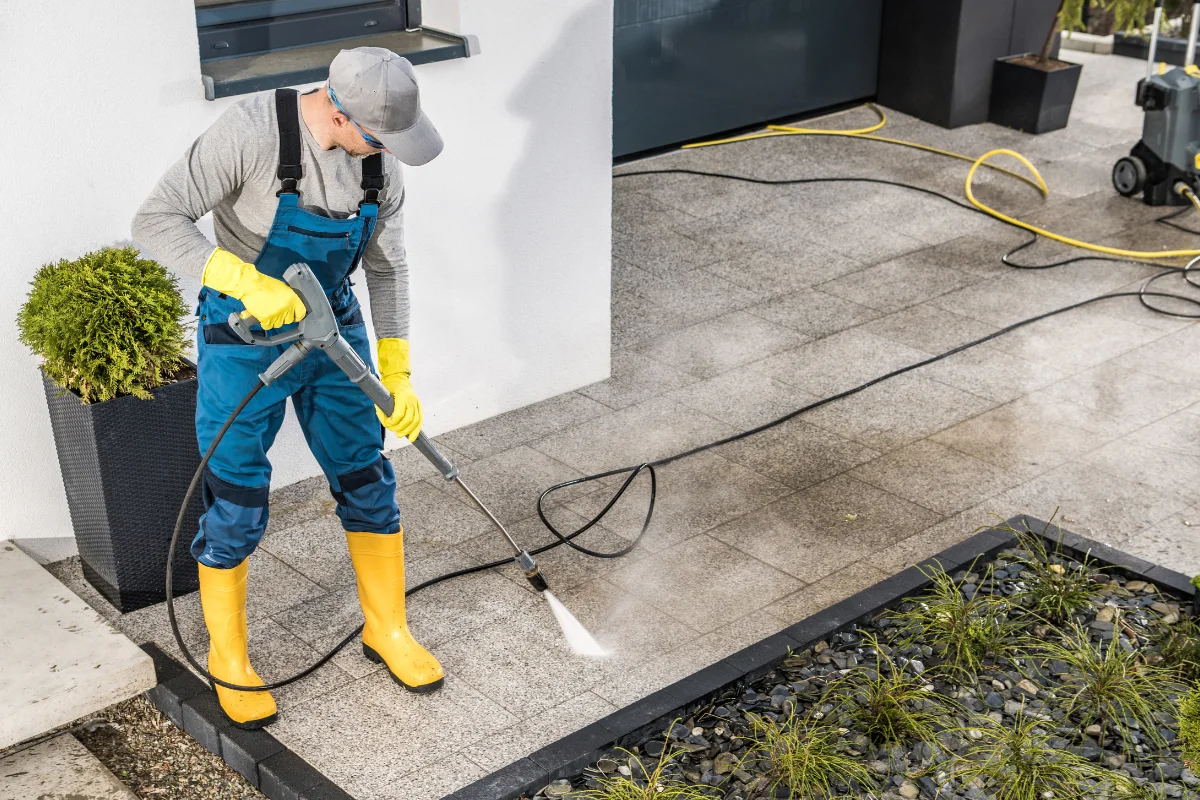House washing service in Atlas MI by Wipeout Pressure Washing & Staining