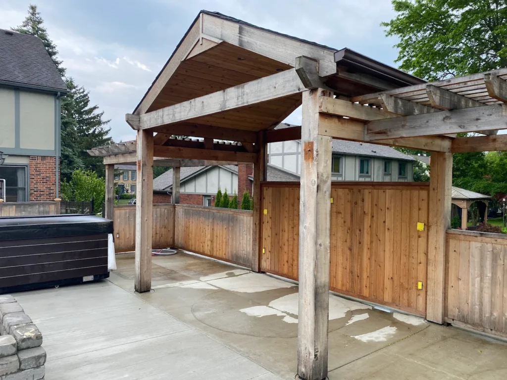 Pressure washing service removing dirt and buildup to protect home structure in Atlas, MI by Wipeout Pressure Washing & Staining