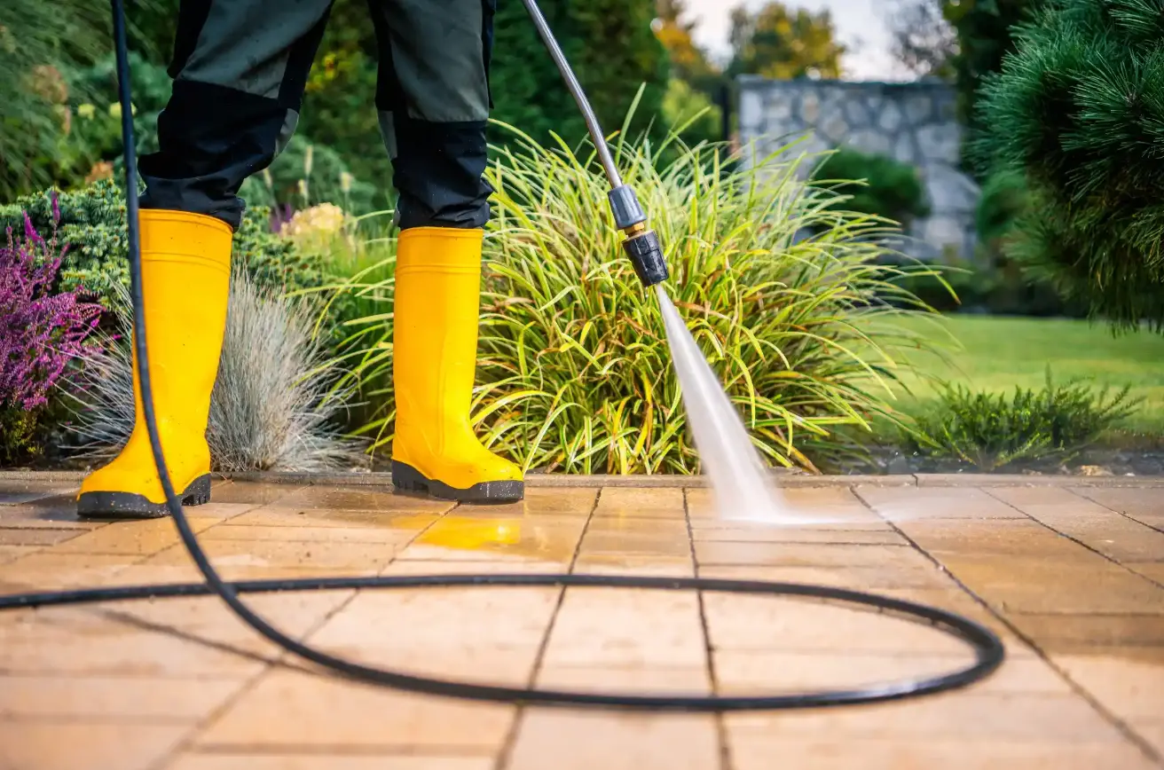 Deck repair, deck staining, and deck cleaning services in Auburn Hills Michigan by Wipeout Pressure Washing & Staining
