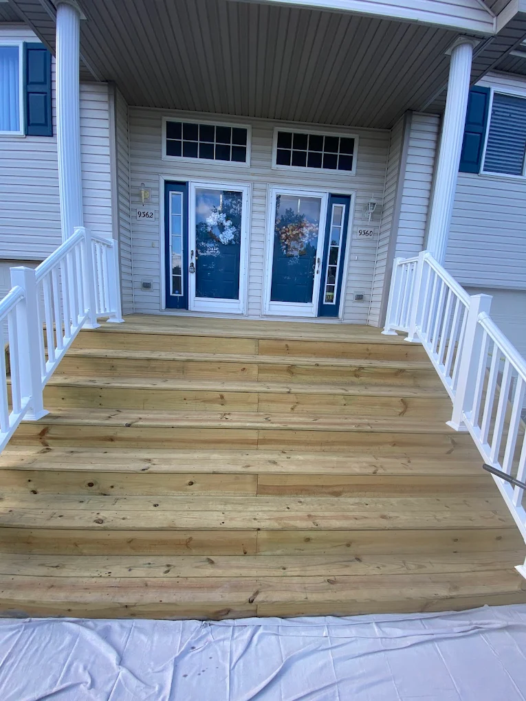 Deck staining services near Auburn Hills MI by Wipeout Pressure Washing & Staining for wood deck protection and restoration